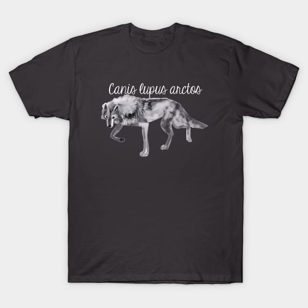 Arctic  Wolf #1 T-Shirt by belettelepink